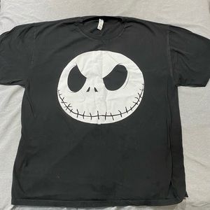 Nightmare before Christmas Jack skeleton logo tee